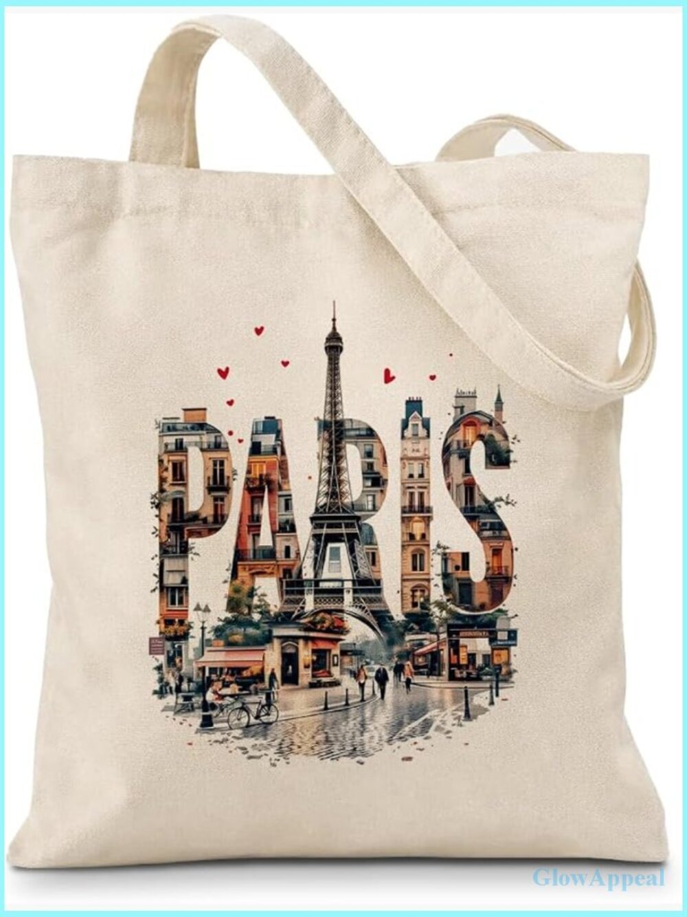 Canvas Tote Bag Heavy Duty Cotton Tote Grocery Shopping Reusable Weekender Bag